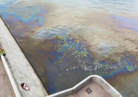 В реку на западе Москвы во второй раз за два дня слили нефтепродукты