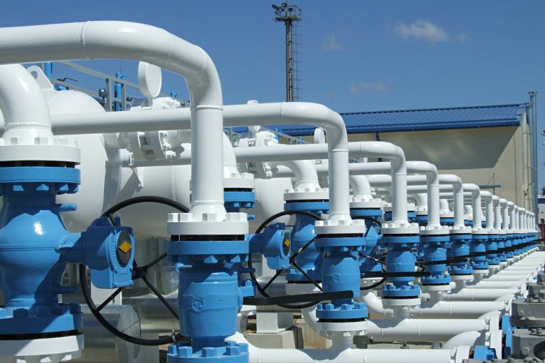 Подземное газохранилище в Латвии