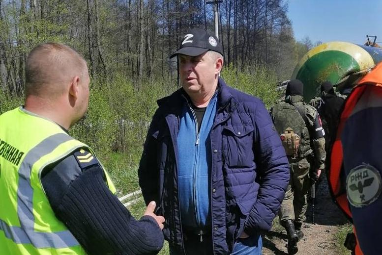 Губернатор Брянской области Александр Богомаз на месте происшествия