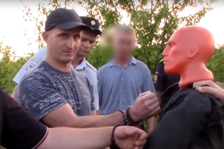 Сергей Козлов во время следственных действий