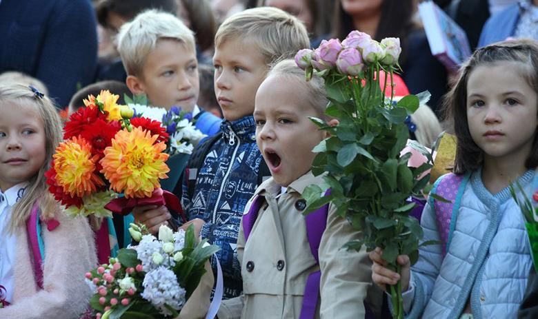 День знаний в московкой школе