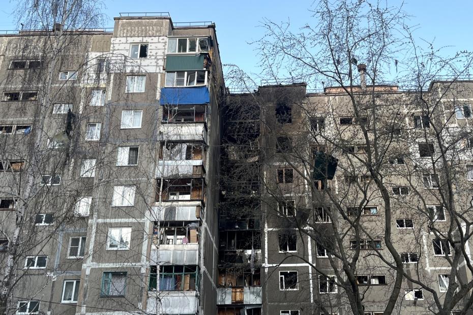 Последствия массированной атаки БПЛА ВСУ на Курск