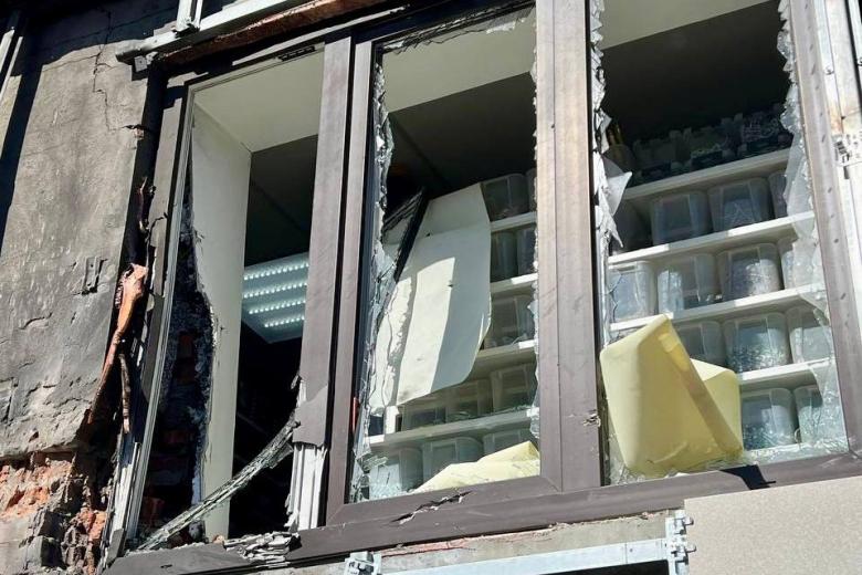 Последствия обстрела в городе Белгороде
