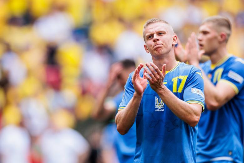 Игрок сборной Украины Александр Зинченко