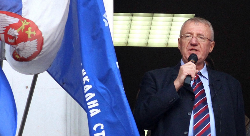 Лидер Сербской радикальной партии Воислав Шешель