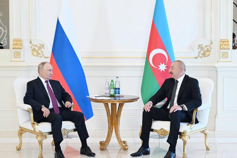 Владимир Путин и Ильхам Алиев
