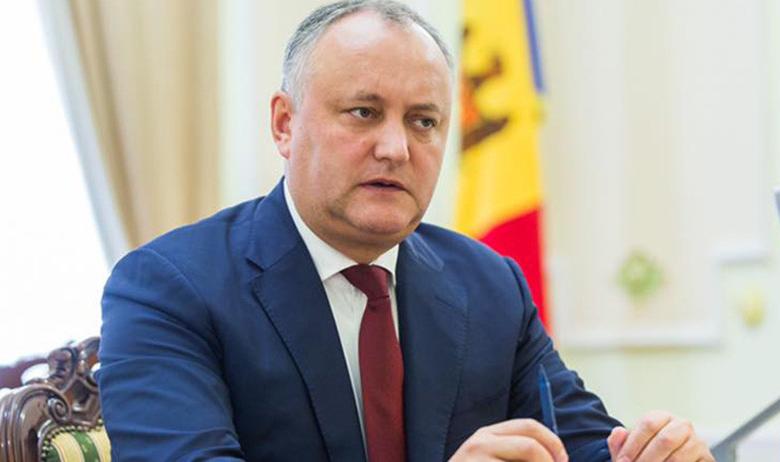 Президент Молдавии Игорь Додон