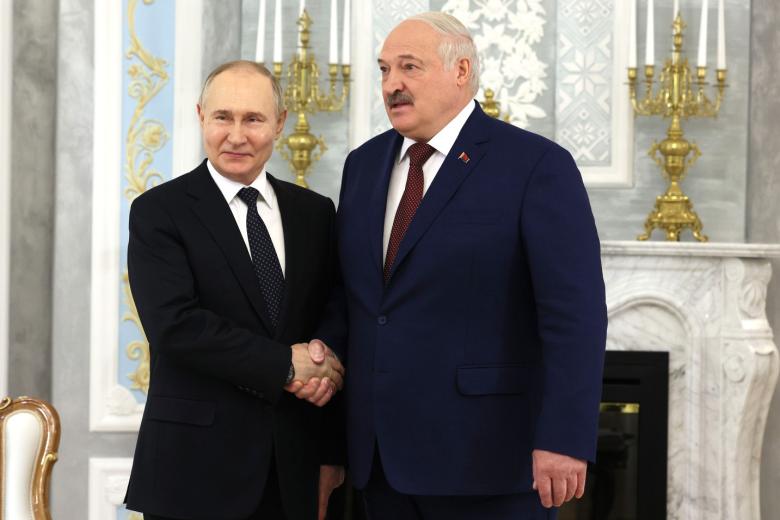 Владимир Путин и Александр Лукашенко