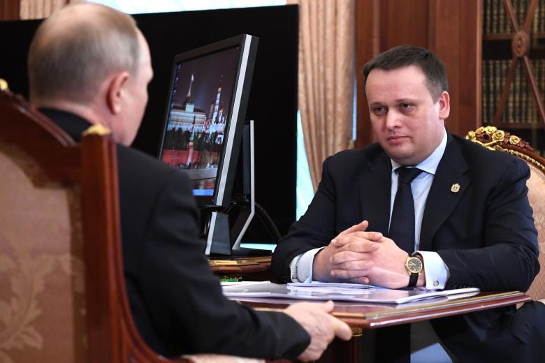 Владимир Путин и Андрей Никитин