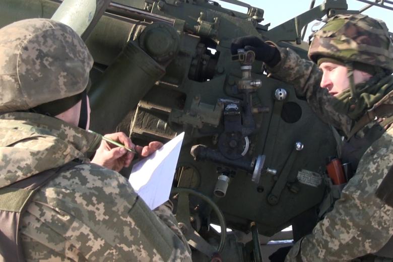 Бойцы украинской армии