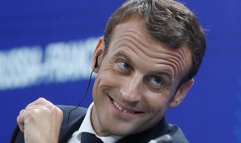 Президент Франции Эммануэль Макрон