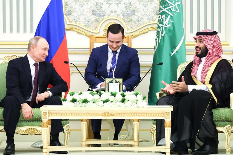Президент России Владимир Путин и Мухаммед бен Сальман Аль Сауд