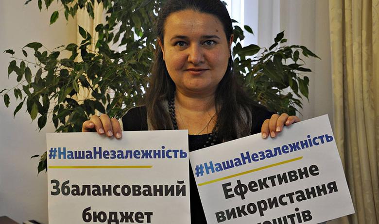 Врио министра финансов Украины Оксана Маркарова