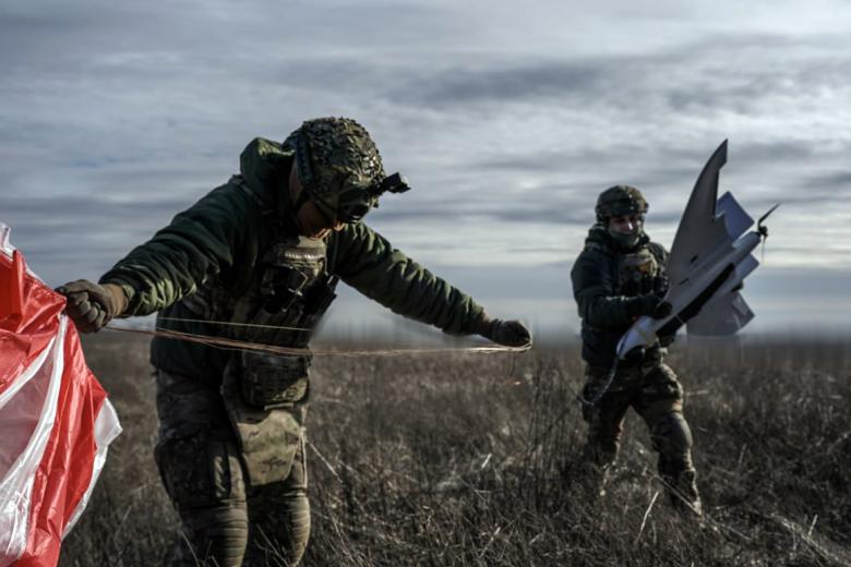 Солдаты ВСУ в зоне боевых действий