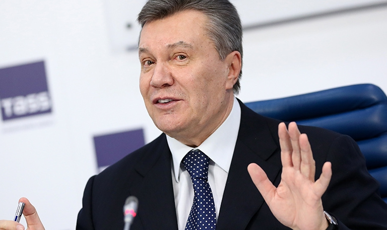 Пресс-конференция бывшего президента Украины Виктора Януковича в Москве 