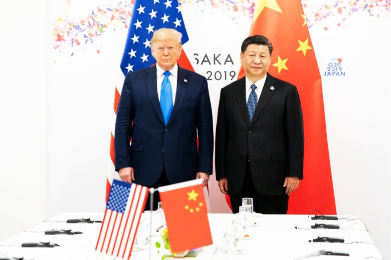 Дональд Трамп и Си Цзиньпин, 2019 год