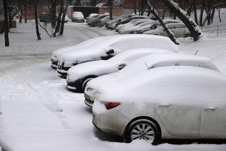 Снегопад в Москве