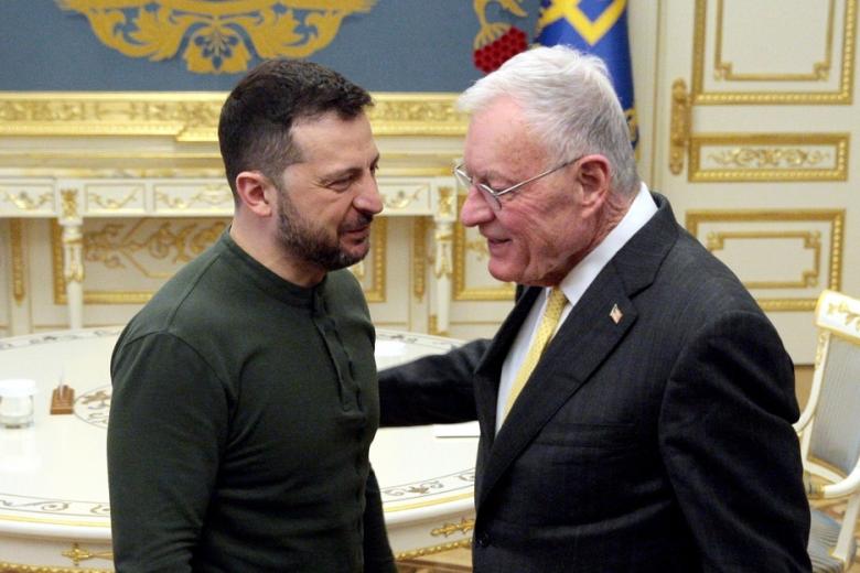 Владимир Зеленский и Кит Келлог