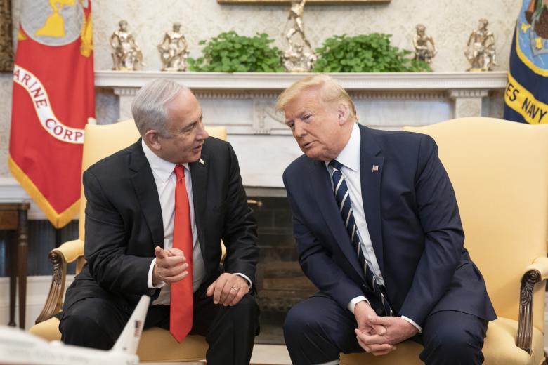 Биньямин Нетаньяху и Дональд Трамп