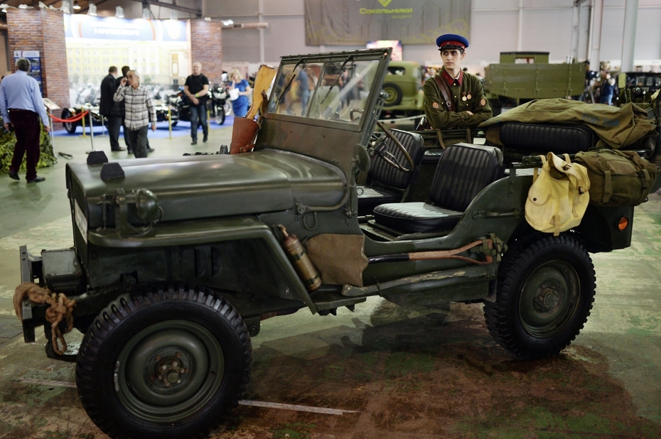 Джип Willys на военно-техническом фестивале «Моторы Победы»