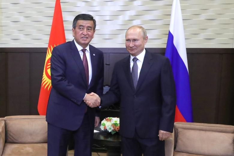 Сооронбай Жээнбеков и Владимир Путин