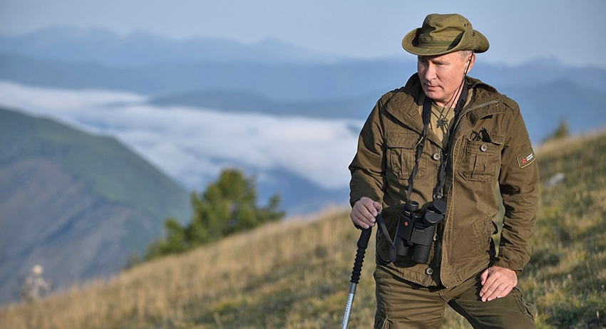 Президент погулял в горах