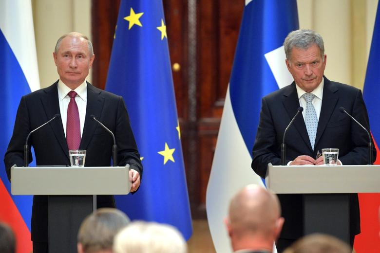 Владимир Путин и Саули Ниинистё 