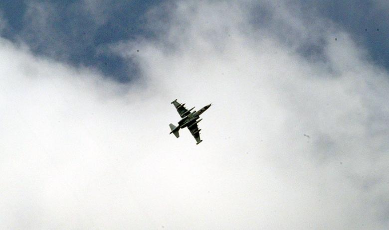 Су-24 ВВС РФ в небе над Южной Осетией
