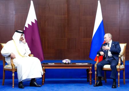 Раскрыт состав делегации РФ на переговорах Путина и эмира Катара