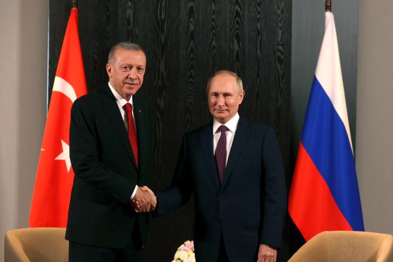 Реджеп Тайип Эрдоган, Владимир Путин, 2022 год