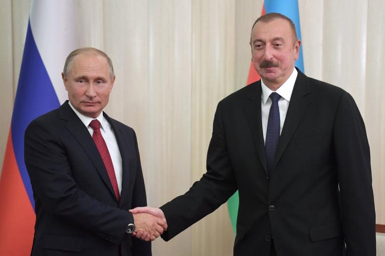 Владимир Путин и Ильхам Алиев