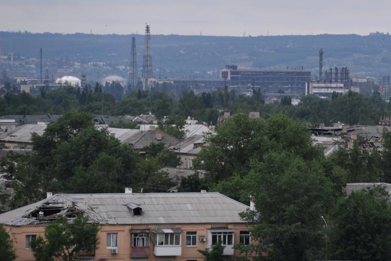 Здания химического комбината «Азот» в Северодонецке