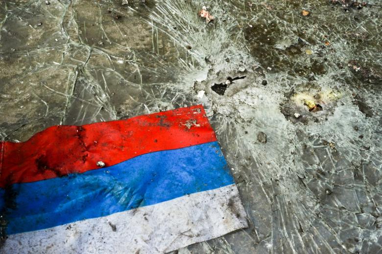 Последствия обстрела со стороны ВСУ в Ворошиловском районе Донецка