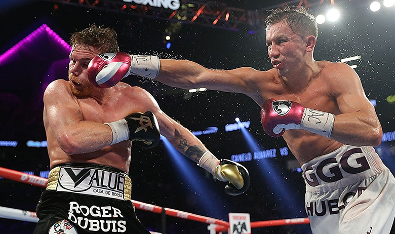 Геннадий Головкин (справа) и Сауль Альварес