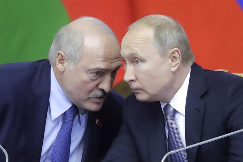 Президенты РБ и РФ Александр Лукашенко и Владимир Путин