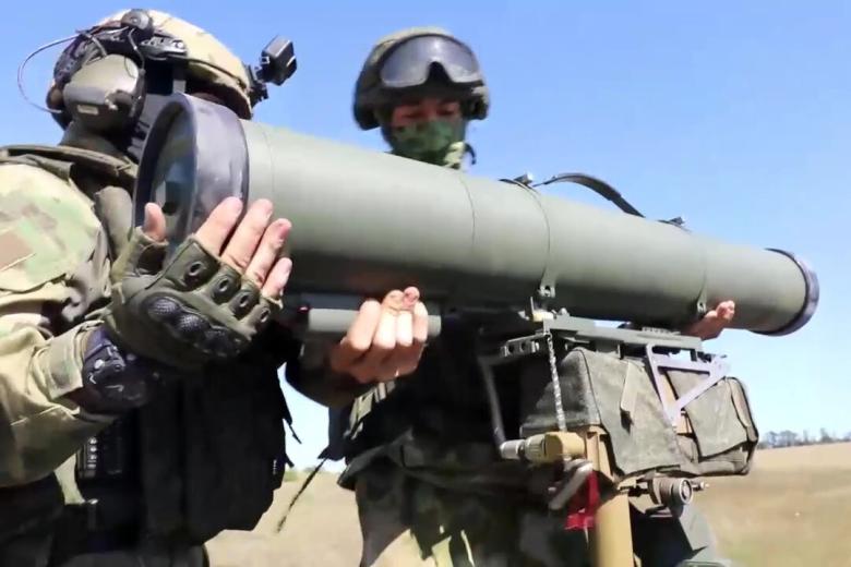 Боевая работа расчетов ПТРК «Корнет»