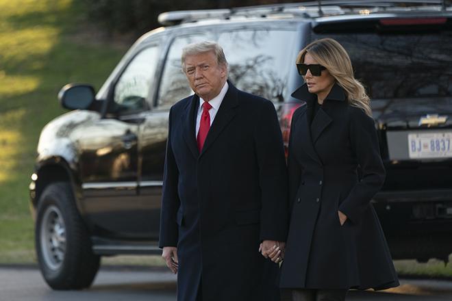 Дональд и Мелания Трамп