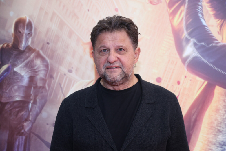 Актёр Александр Самойленко на премьере фильма «Последний богатырь: Посланник Тьмы» режиссёра Дмитрия Дьяченко в кинотеатре «Каро 11 Октябрь»