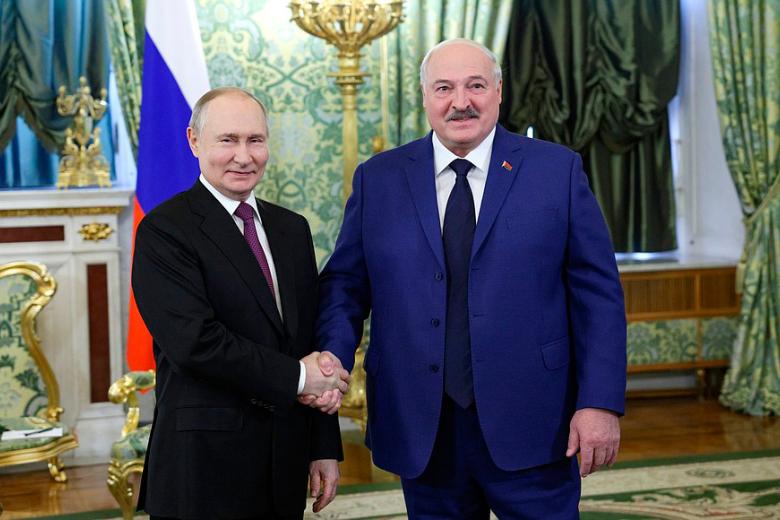 Владимир Путин и Александр Лукашенко