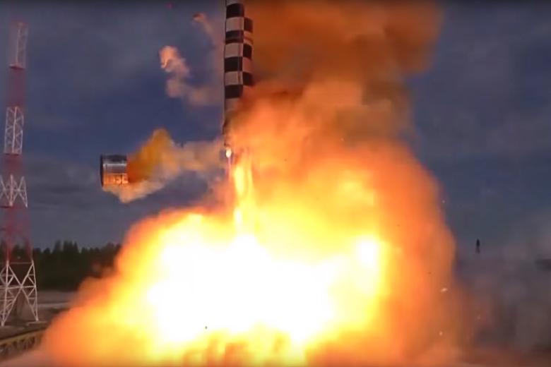  Бросковые испытания тяжёлой жидкостной межконтинентальной баллистической ракеты «Сармат»