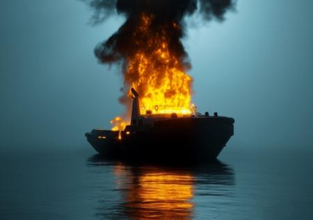 В водах Омана потерпел крушение нефтяной танкер