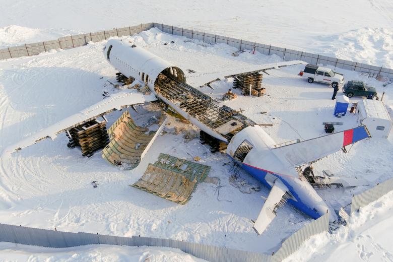 Разборка фюзеляжа воздушного судна Airbus А320