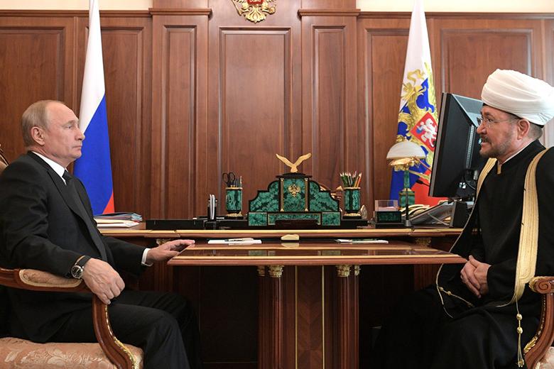  Владимир Путин и Равиль Гайнутдин