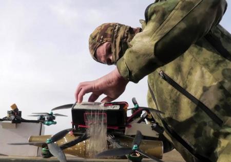 «Приловчились»: российский боец сбил более 20 БПЛА с помощью автомата