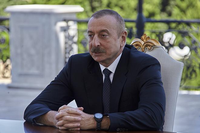 Президент Азербайджана Ильхам Алиев