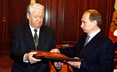 Борис Ельцин и Владимир Путин