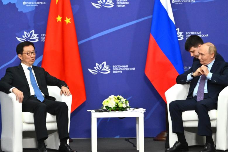 Владимир Путин и Хань Чжэн