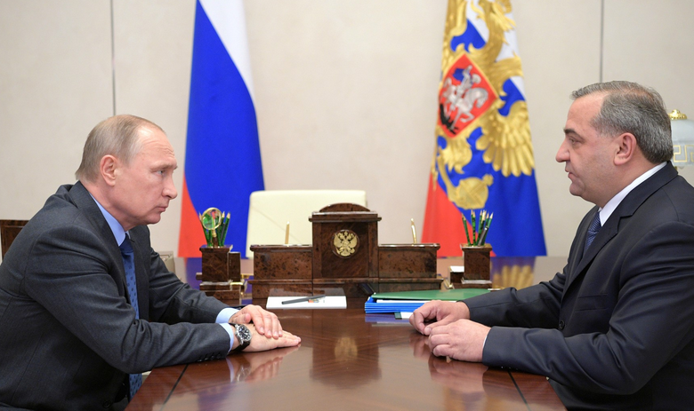 Владимир Путин и Владимир Пучков