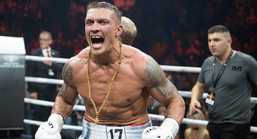 Боксёр Александр Усик