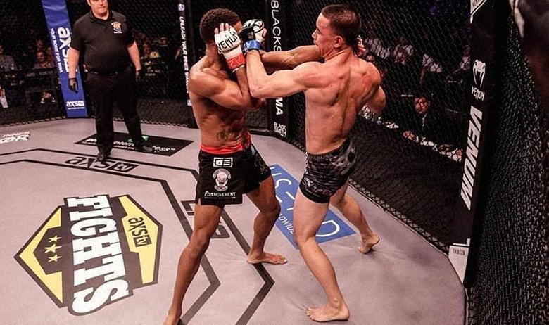 Бойцы MMA Левил Симпсон и Харви Парк (слева направо)